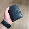 12,5 x 9,5 cm Vyriška odinė piniginė Cash