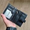 12,5 x 9,5 cm Vyriška odinė piniginė Cash